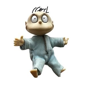 Rugrats Tommy‎ Pickles Figure Character Doll Toy 1997 Blue Pajamas 4"